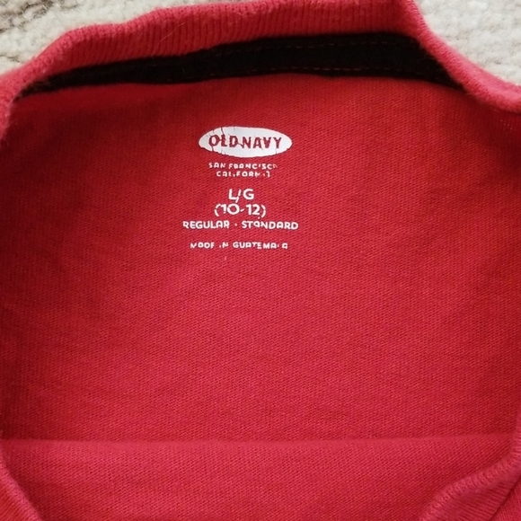 Boys Long Sleeve Tee, Old Navy, sz L - Picture 2 of 5